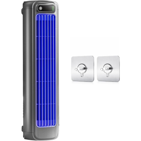 2026 New Cooling Ace Portable Air Conditioner, Cooling Fan with 3 Speeds & LED Touch Screen, Personal Evaporative Air Cooler with USB Rechargeable(Gray,1)