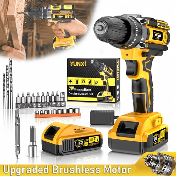 2026 New Cordless Rechargeable Drill, Portable Household Power Tool for Furniture Assembly