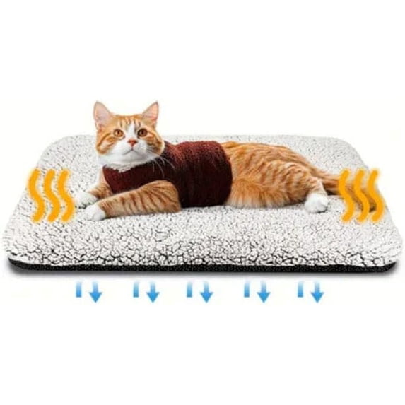 2026 New Cozy Cuddle Self-Heating Pet Bed, Thermal Self Warming Cat Mat ...