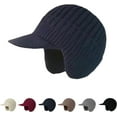 thumbnail image 1 of 2026 New Cozy Head Beanie,Cozyhead Beanie,with Brim and Ear Flaps,Elastic Fabric,for Unisex(Blue), 1 of 8