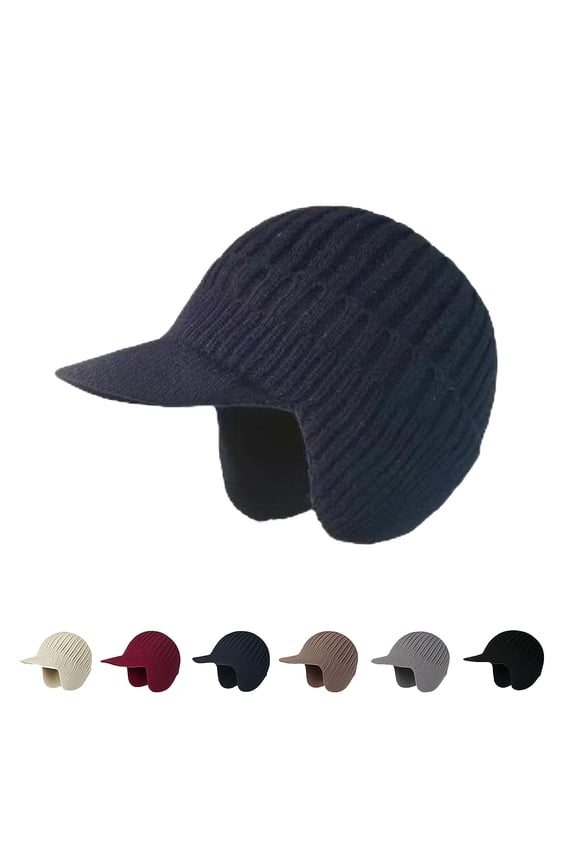 2026 New Cozy Head Beanie,Cozyhead Beanie,with Brim and Ear Flaps,Elastic Fabric for Unisex