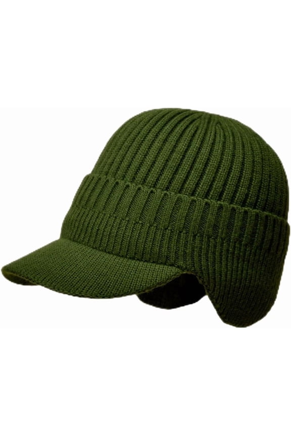 2026 New Cozy Head Beanie for Men & Women,winter Hat with Brim