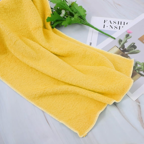 2026 New! Cyenie Solid Color Flannel Blanket, Small Blanket, 50*70Cm, Yellow (Light Yellow), 50X70Cm Fashion Solid Soft Throw Kids Blanket Warm Coral Plaid Blankets Flannel