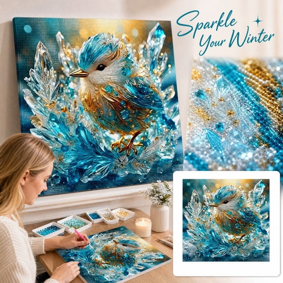 2026 New DIY Animal Special‑Shaped 5D Diamond Painting Kit, Winter Theme DIY Art Set for Adults and Beginners,Relaxing Hand‑Craft Project, Xmas Seasonal Hand‑Made Ornament and Nice Craft‑Lover Gift