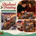 thumbnail image 1 of 2026 New DIY Christmas Pearl Painting Art Kit, Relaxing Handmade Beaded Craft, Beginner Friendly Xmas Table & Wall Decoration for Adults(Train Santa), 1 of 6