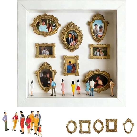 2026 New DIY Mini Museum Silhouette Box–Celebrate Your Unique Memories in Style, Personalized Unique Memory Decor, Mini Silhouette Box Capturing Memories in Miniature Gift for Men Women