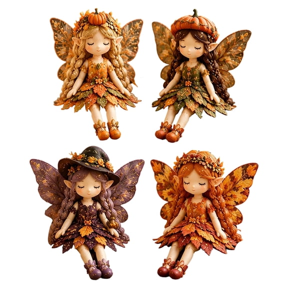 2026 New DIY Patchwork Fairy Kit, Cartoon Garden Elf Cloth Doll Craft Supplies, Complete Filling And Needle Tools Included (B)
