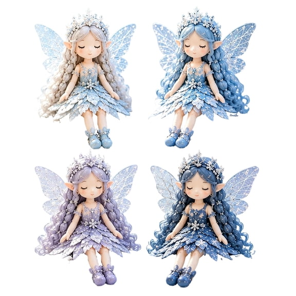 2026 New DIY Patchwork Fairy Kit, Pastel Floral Fairy Doll Making Supplies, Beginner Friendly Kit For Weekend Family Sewing Time (F)