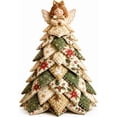 thumbnail image 1 of 2026 New DIY Quilted Christmas Tree Kit, 3D Fabric Patchwork Craft Set for Beginners, Handmade Tabletop Christmas Decorations Ideal for Home Mantel Table Office Display Christmas Gifts, 1 of 7
