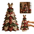 thumbnail image 1 of 2026 New DIY Quilted Christmas Tree Kit, 3D Fabric Patchwork Craft Set for Beginners, Handmade Tabletop Holiday Decor, Ideal for Home Mantel Table Office Display,C, 1 of 9