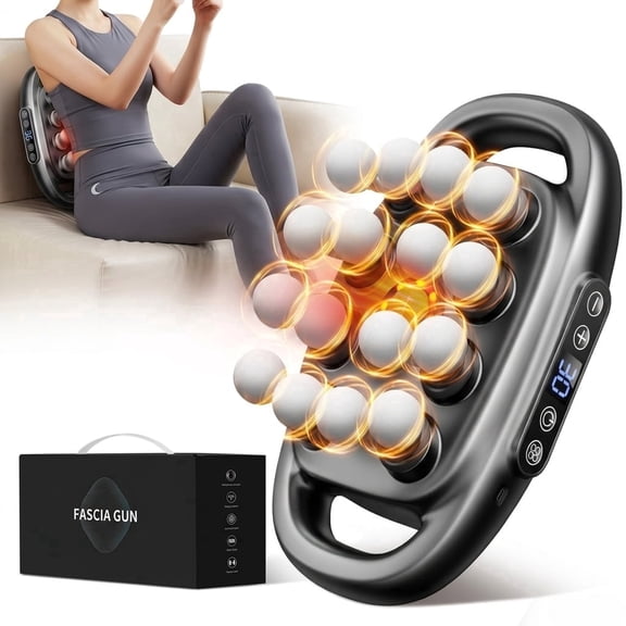 2026 New Deep Tissue Massager, 16 Head Massage Deep Tissue, 30 Intensity Levels with 16 Massage Heads, Quiet Percussion Massagers for Legs, Waist, Buttocks Muscles