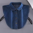 thumbnail image 1 of 2026 New Denim False Collar For Women,Denim Collar,False Collars For Ladies Denims,The Layering Essential (C), 1 of 6