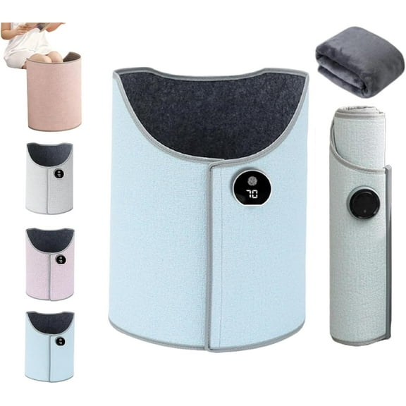 2026 New Under Desk Leg Warmer, 8-Speed Adjustment, Digital temperature control, 5-Second Quick Heating with 360° Surround Warmth - Portable Folding Electric Foot Warmer for Office & Home Use