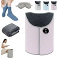 thumbnail image 1 of 2026 New Under Desk Leg Warmer for Office,Office Legs Warmers Under Desks,Blanket Warmers,Under Desks Heater for Offices Foot Warm,Offices Portable Heater Under,Heated Floor Mat(Pink+Blanket), 1 of 7