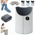 thumbnail image 1 of 2026 New Under Desk Leg Warmer for Office,Office Legs Warmers Under Desks,Blanket Warmers,Under Desks Heater for Offices Foot Warm,Offices Portable Heater Under,Heated Floor Mat(Gray+Blanket), 1 of 7