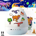 thumbnail image 1 of 2026 New Dinosaur Egg Night Light & Projector with Music, 360° Rotating Galaxy Star Projectordinosaur Speake Toys with Bluetooth Speaker, 8 Soothing Sounds for Room Ambiance and Play, 1 of 6