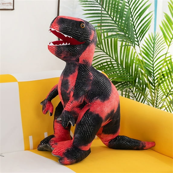 2026 New Dinosaur Plush Toys, Stuffed Animals Toys Dinosaur Soft Pillow Toys, Realistic Dinosaur Plush Toy/Stuffed Animal, Best Birthday Gifts for Holiday Xmas Easter for Friend (Dinosaur, Red)