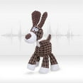 thumbnail image 1 of 2026 New Dog Toys, Indestructible Plush Dog Toy, Dogs Toys for Aggressive Chewers, Dogs Squeaky Chew Toy for Indoor Pups Teething(Brown,10.24in), 1 of 5