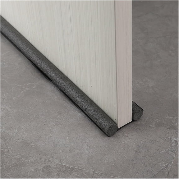2026 New Door Draft Stopper, Door Sweep Weather Stripping, Door Soundproofing, Under Door Gap Filler (Black)