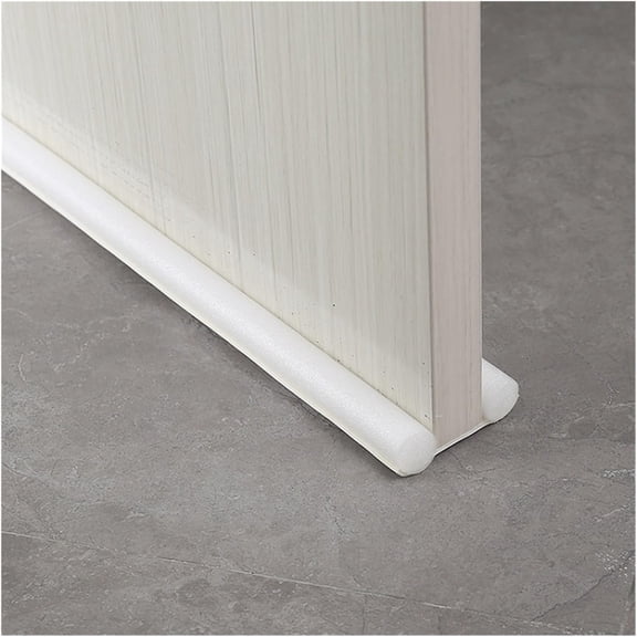 2026 New Door Draft Stopper, Door Sweep Weather Stripping, Door Soundproofing, Under Door Gap Filler (Whtie)