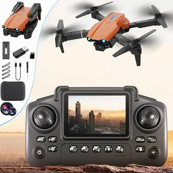 2026 New Drone With Camera Remote Control With Screen Display 2.4G RC Quadcopter Altitude Hold For Kids Adults