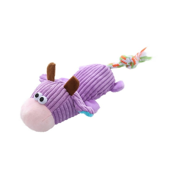 2026 New Duck Plush Toys, Stuffed Animals Toys Duck Soft Pillow Toys, Cute Plush Sound Animal Toys Teeth Grinding, Best Birthday Gifts for Holiday Xmas Easter for Friend (Puppy, Purple)