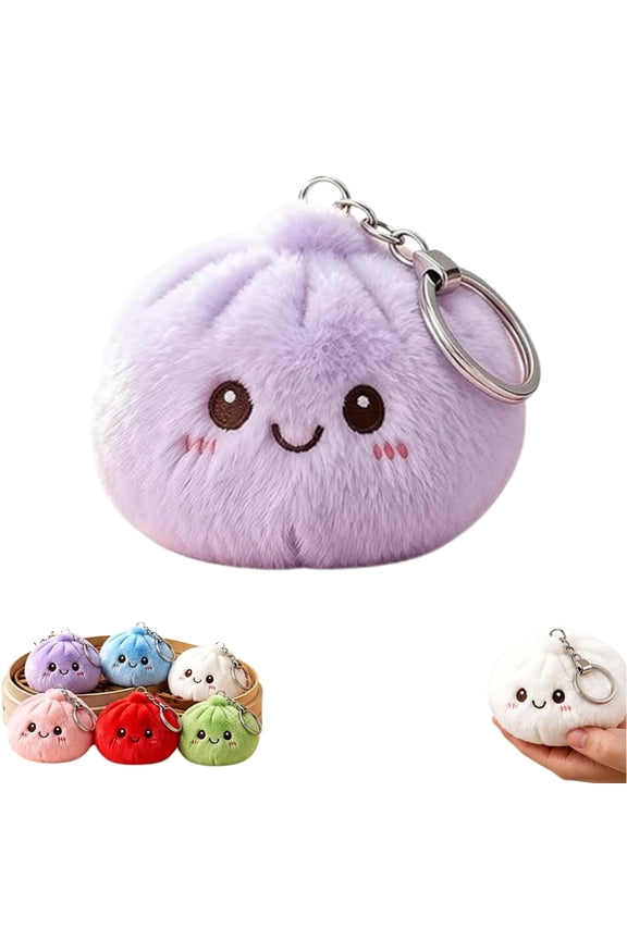 2026 New Dumpling Keychain, Soft Plush Dumpling, for Handbags Purses Backpacks & Car Keys