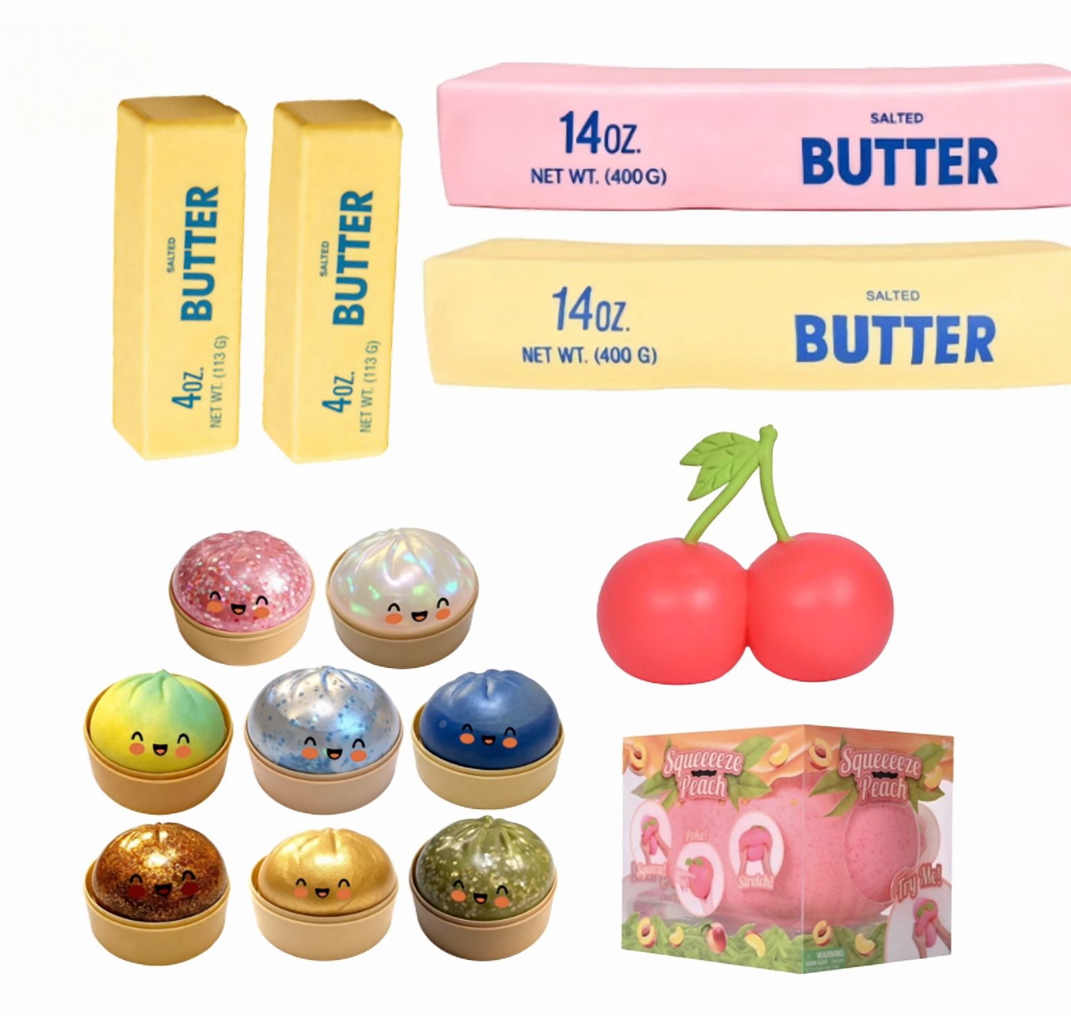 2026 New Dumpling Squishys Clearance,Taba Squish+y Fidget Toys,Stress Balls for Adults K+ids