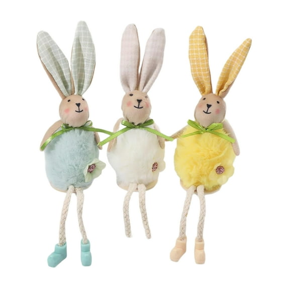 2026 New Easter Bunny Plush Toys, Easter Bunnies Stuffed Animals Toys Easter Decor Soft Pillow Toys, Toy Gift, Cartoon, Rag Doll, Gift, Best Gifts for Bunny Easter Holiday Birthday (Bunny, A)
