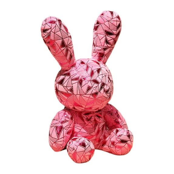 2026 New Easter Bunny Plush Toys, Easter Stuffed Animals Toys Bunny Decor Soft Pillow Toys, Creative and Funny, Diamond, Dolls Holiday, Best Gifts for Bunny Easter Holiday Birthday (Bunny, Pink)