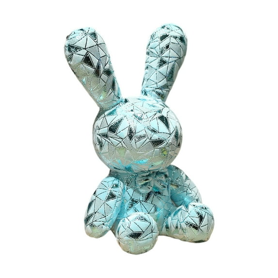 2026 New Easter Bunny Plush Toys, Easter Stuffed Animals Toys Bunny Decor Soft Pillow Toys, Creative and Funny, Diamond, Dolls Holiday, Gifts for Bunny Easter Holiday Birthday (Bunny, Light Blue)