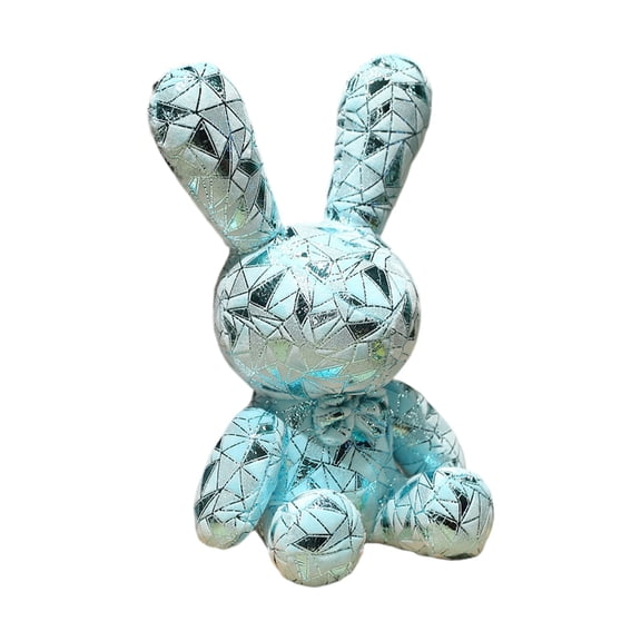 2026 New Easter Bunny Plush Toys, Easter Stuffed Animals Toys Bunny Decor Soft Pillow Toys, Creative and Funny, Diamond, Dolls Holiday, Gifts for Bunny Easter Holiday Birthday (Bunny, Light Blue)