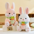 thumbnail image 1 of 2026 New Easter Bunny Plush Toys, Easter Stuffed Animals Toys Bunny Decor Soft Pillow Toys, Cute and Adorable Companions, Cartoon Carrot, Best Gifts for Bunny Easter Holiday Birthday (Bunny, 2PCS), 1 of 7