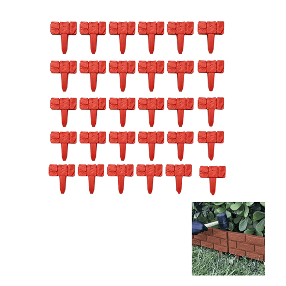 2026 New Edging for Landscaping - Garden Edging Border-9 in Tall-Plastic Stone Effect for DIY Landscape,Lawn&Flower Bed