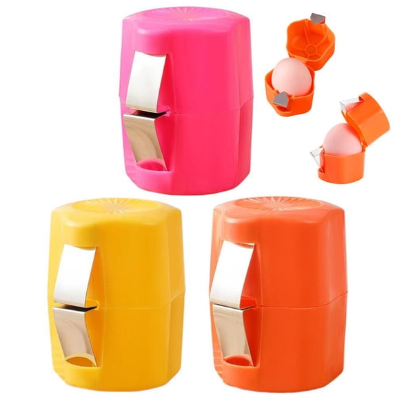 2026 New Egg Opener, Egg Shell Opener, Portable Eggs Cracker Separator, Upgrade Stainless Steel Eggs Cutter, Multifunctional Handheld Eggshell Openers Eggshell Cracking Tool for Cooking