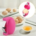 thumbnail image 1 of 2026 New Egg Opener for Hard Boiled Eggs, Egg Shell Opener, Egg Separator for Raw Eggs, Stainless Steel Hard Boiled Egg Peeler with Ergonomic Handle, Portable Egg Cracker for All Egg, Pink, 1 of 6