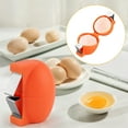 thumbnail image 1 of 2026 New Egg Opener for Hard Boiled Eggs, Egg Shell Opener, Egg Separator for Raw Eggs, Stainless Steel Hard Boiled Egg Peeler with Ergonomic Handle, Portable Egg Cracker for All Egg, Orange, 1 of 6