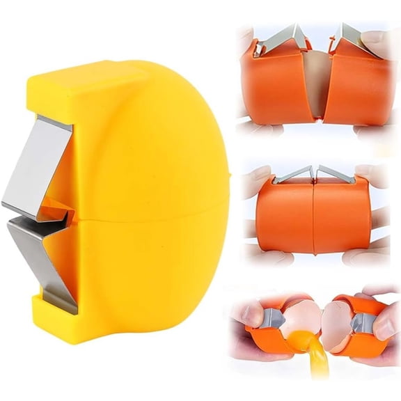 2026 New Egg Shell Opener Egg Cracker Tool, Eggs Separator Tools for Raw and Hard Boiled Eggs Peeler Shell Remover, Egg Cracking Peeling Tool Portable Kitchen Gadgets for Cooking Baking