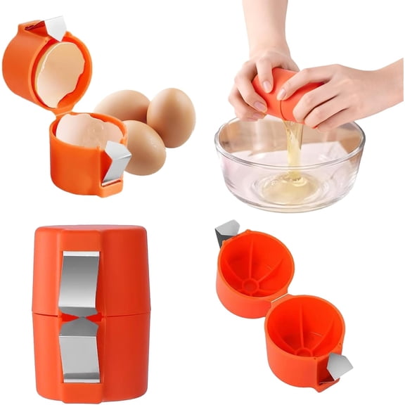 2026 New Egg Shell Opener, Egg Cracker Tool for Raw Eggs, Egg Peeler for Hard Boiled Eggs, Egg Shell Separator Cutter Kitchen Gadgets