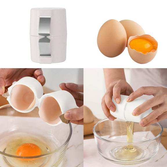 2026 New Egg Shell Opener, Multifunctional Handheld Egg Cracker Tool for Raw and Hard Boiled Eggs - Easy Shell Breaker & Peeler Remover, Stainless Steel Kitchen Gadget for Effortless Cutting