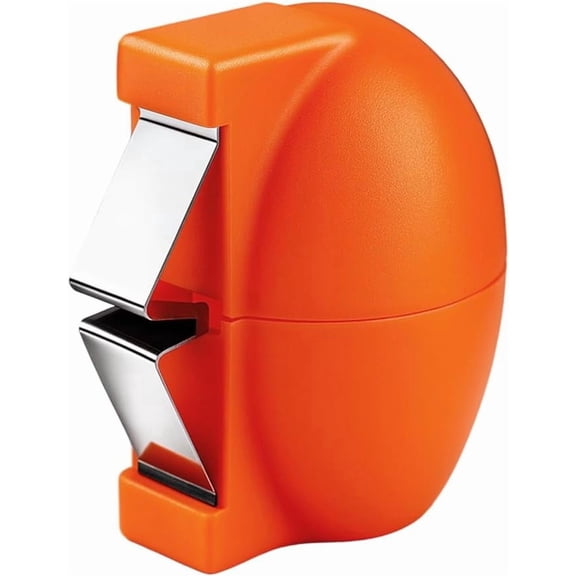 2026 New Egg Shell Opener, Stainless Steel Egg Cracker Tool, Multifunctional Egg Shell Opener for Raw & Hard-Boiled Eggs, Handheld Kitchen Gadget for Easy Peeling & Separating (1, Orange)