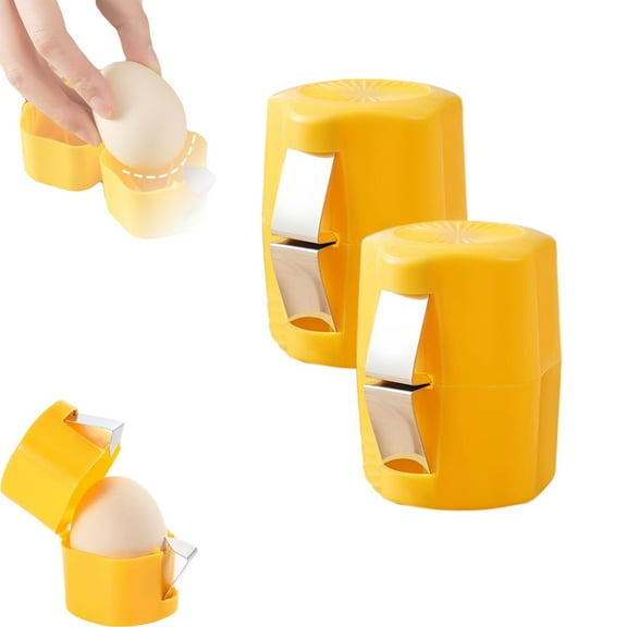 2026 New Egg opener, Egg Shell Separator for Raw Eggs Gadgets Cracker Tool, Upgrade Stainless Steel Egg Cutter Egg Cracker Tool Multifunctional Egg Cutter Multipack