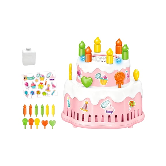 2026 New Electric Cake Design Bubble Machine for Kids, Automatic Standing Bubble Blower with Steady Flow, Adorable Decorative Toy for Birthday Parties & Holiday Gatherings