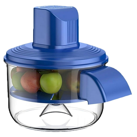 2026 New Electric Potato Peeler, Automatic Grape Garlic Peeler Machine, Fruit And Vegetable Skin Remover, Camping And Businesses (Blue)