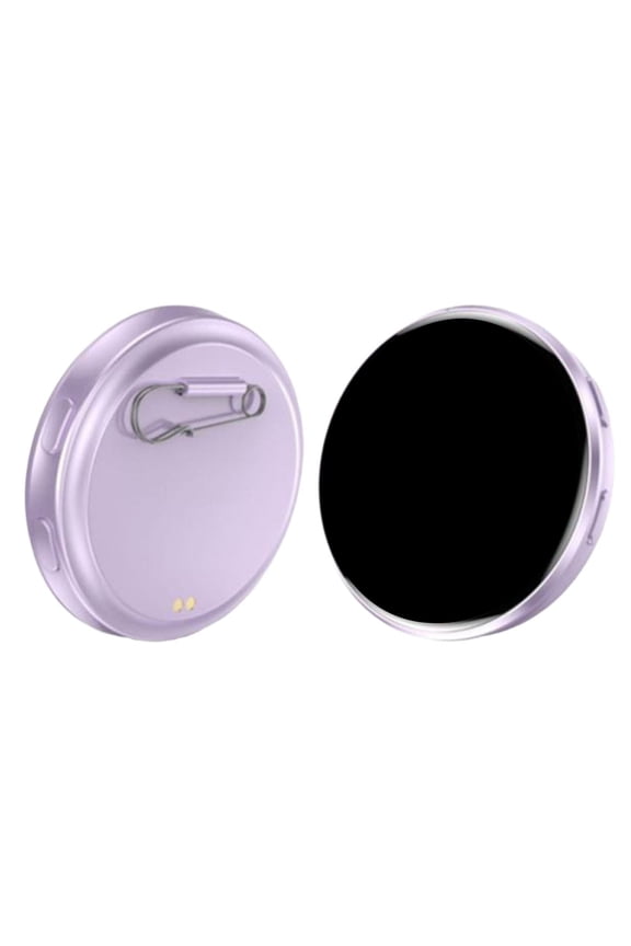 2026 New Electronic Badge Digital Display Pin, with Touch Screen, Customizable Photo Slideshow, Gift for Cosplay and Fandom Events, Purple