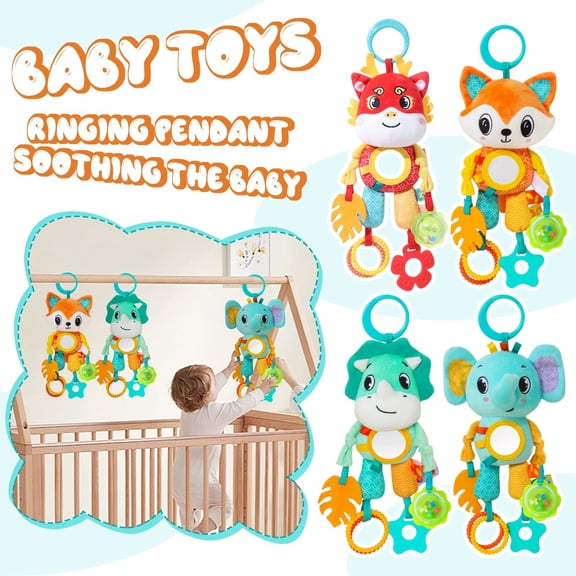 2026 New Elephant Car Hanging, Stuffed Animals Toys Elephant Soft Plush Toys, Car-Mounted Toys, Car-Mounted, Best Birthday Gifts for Holiday Xmas Easter for Friend and Family (Plush Toys, 4PCS)