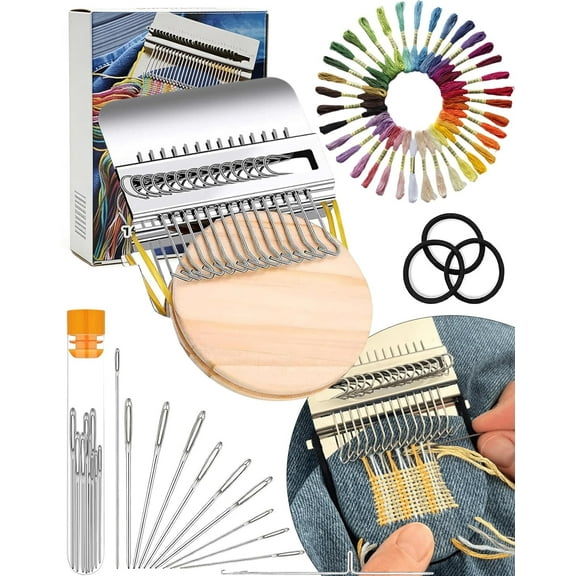 2026 New Embroidery Stitch Book Kit - Portable All Scenario All-in-One Embroidery Stitch Book Sewing Kit, Comes with Complete Toolkit and Instructional Tutorial for Beginners and Craft Lovers