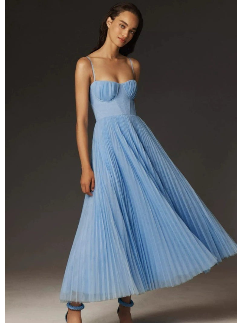 2026 New European and American Style Women's Fashion Dress, Sexy Strapless Backless Long Dress, Sleeveless Deep V Slim Fit Bridesmaid Gown