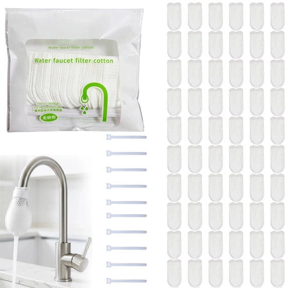 2026 New Faucet Filter Cotton Bag, Anti Splash Cotton Filter Bag for Faucet, Kitchen Sink, Faucet Filter Bag for Filtering tap Water