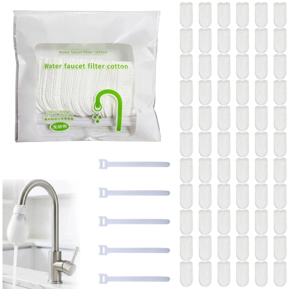 2026 New Faucet Filter Cotton Bag, Anti Splash Cotton Filter Bag for Faucet, Kitchen Sink, Faucet Filter Bag for Filtering tap Water